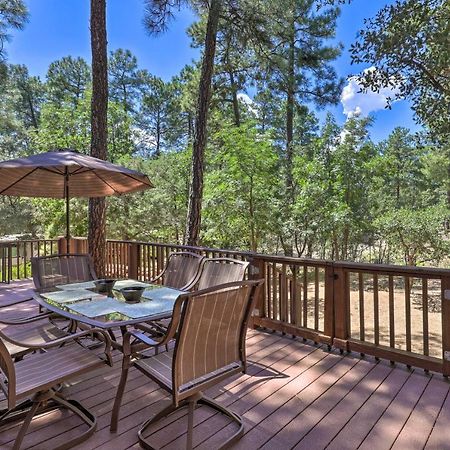 Rustic-Chic Prescott Cabin With Deck In Wooded Area! Exterior foto