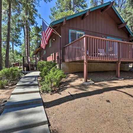 Rustic-Chic Prescott Cabin With Deck In Wooded Area! Exterior foto